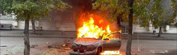 В Славянске россияне атаковали авто иностранных журналистов дроном