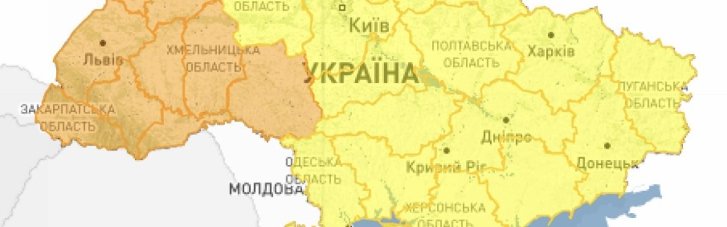 Сильные ветры: синоптики говорят о ІІ — ІІІ уровнях опасности