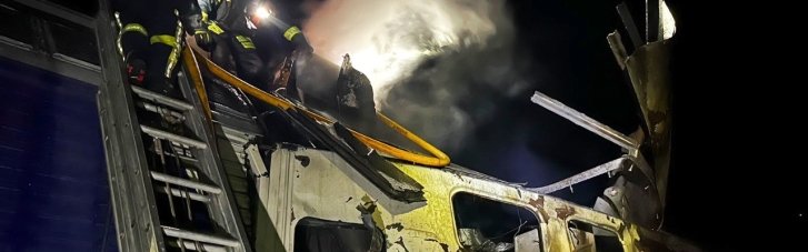 На Волыни вражеский дрон попал в поезд