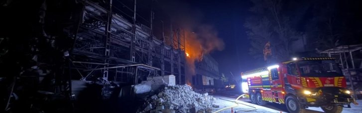 З вечора від російських ударів по Києву потерпали три райони, спалахнула пожежа (ФОТО)