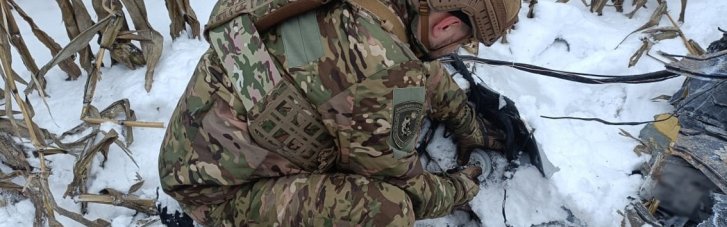 Вибухотехніки знешкодили залишки збитих бойових дронів на Чернігівщині (ФОТО)