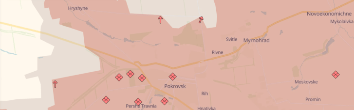 Россия оккупировала Покровск и Мирноград, — Deep State