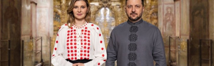 Президент України і перша леді привітали українців із Великоднем (ВІДЕО)
