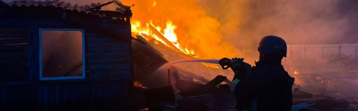 Из-за дроновых атак на Черниговщине вспыхнули пожары, есть пострадавшая