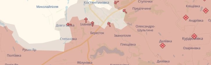 Окупанти просунулися у двох районах Донеччини, — DeepState (КАРТА)