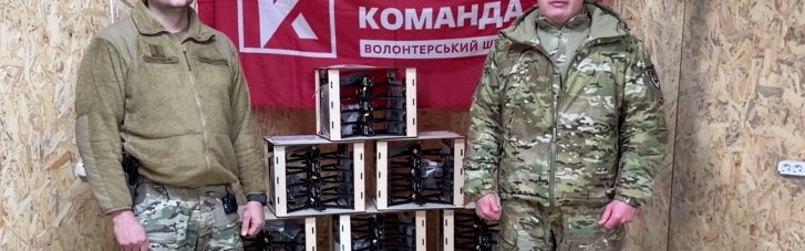Волонтеры "Украинской команды" на Новый год посетили фронт и привезли очередную партию дронов 28 и 63 бригадам, — Палатный
