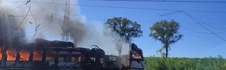 "Шахед" влучив у поїзд на Харківщині: постраждали пасажири та залізничники (ФОТО)