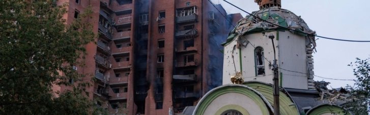 У Краматорську після масованого удару знищено храм, пошкоджені 10 багатоповерхівок