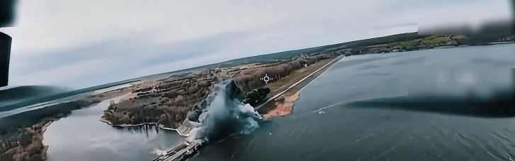 Удар по Печенежскому водохранилищу: обнародованы кадры атаки