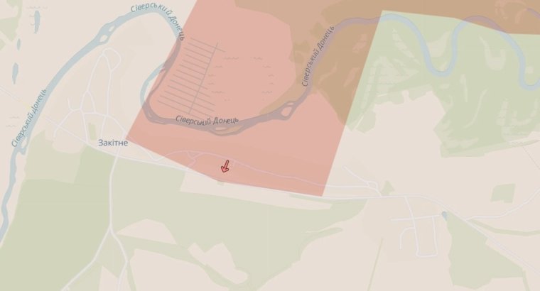 Карта боев в Донецкой области