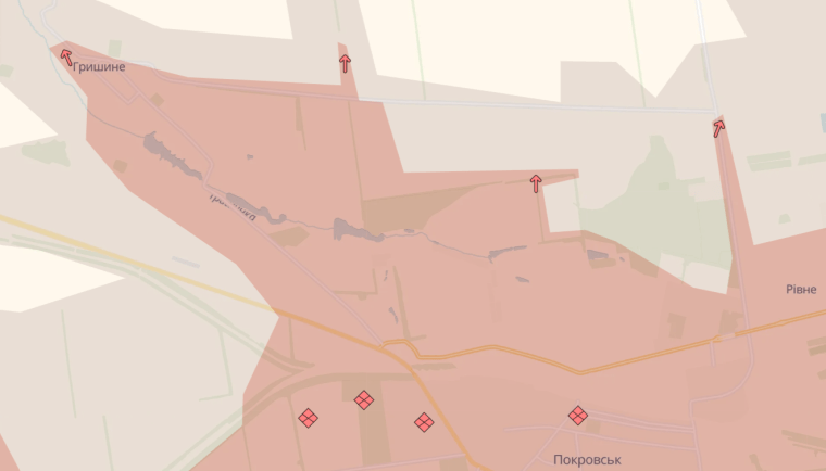 Просування окупантів на Донеччині