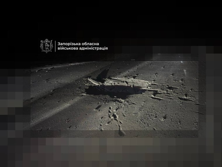 Поврежден обстрелом городов в Запорожье