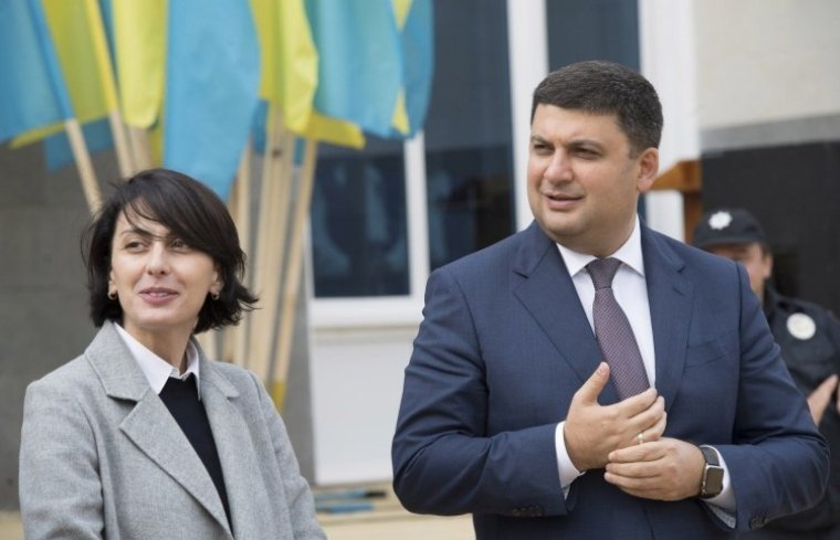 Хатія Деканоїдзе та Володимир Гройсман