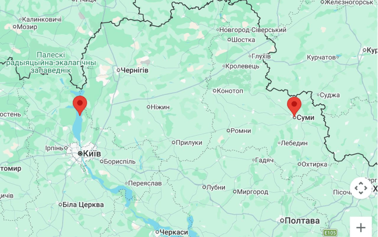 ЗСУ зводять потужну лінію оборони на північ від Києва і до Сум