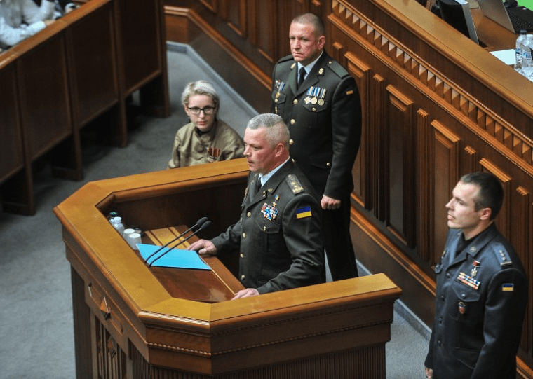 Михайло Забродський на трибуні Верховної Ради / УНІАН