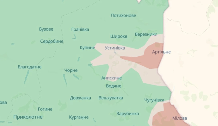 Ситуація в Артільному станом на 22 серпня