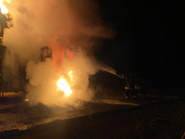 Пожар в Одесской области