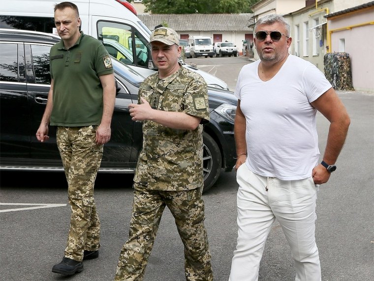 Григорій Козловський із військовими