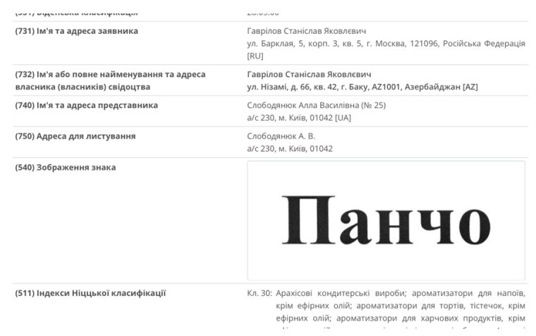 свідоцтво про реєстрацію в Укрпатенті