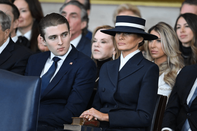 Беррон Трамп та перша леді Меланія Трамп