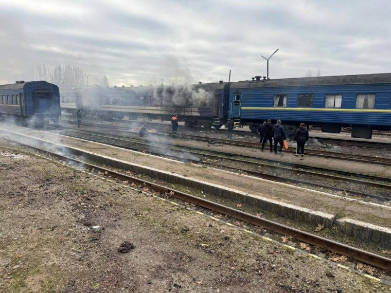 Наслідки удар упо залізниці в Миколаєві