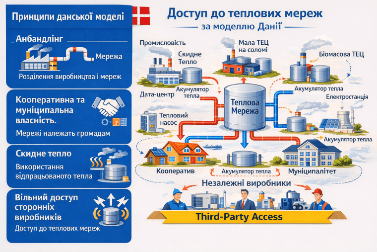 Доступ к тепловым сетям по модели Дании