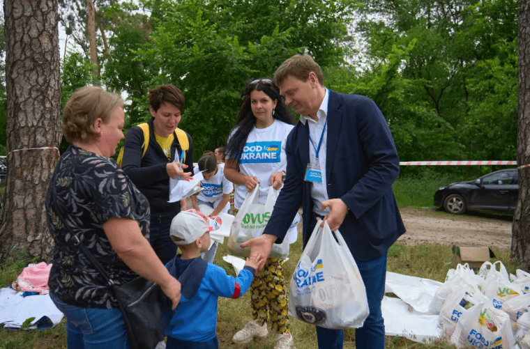 Фонд продовольчої допомоги Food for Ukraine, заснований бенефіціаром NOVUS Раймондаcом Туменасом, доставив продуктів на суму понад 140 млн грн