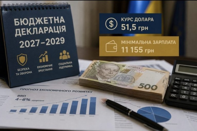 Кабмин принял бюджетную декларацию на 2027-2029 годы и обнародовал макроэкономический прогноз: детали