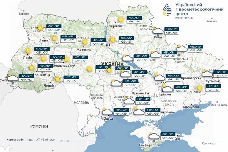 Зной: столбики термометров поднимутся выше 30°С