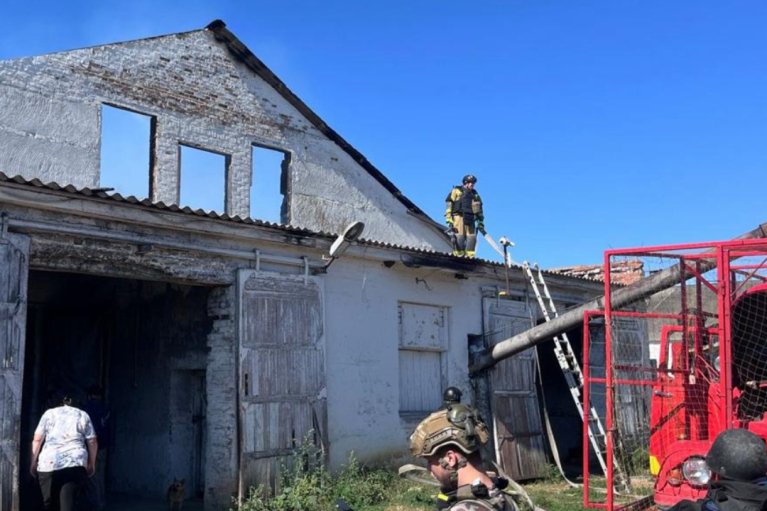 В Харьковской области из-за обстрелов погиб полицейский, еще 8 гражданских ранены