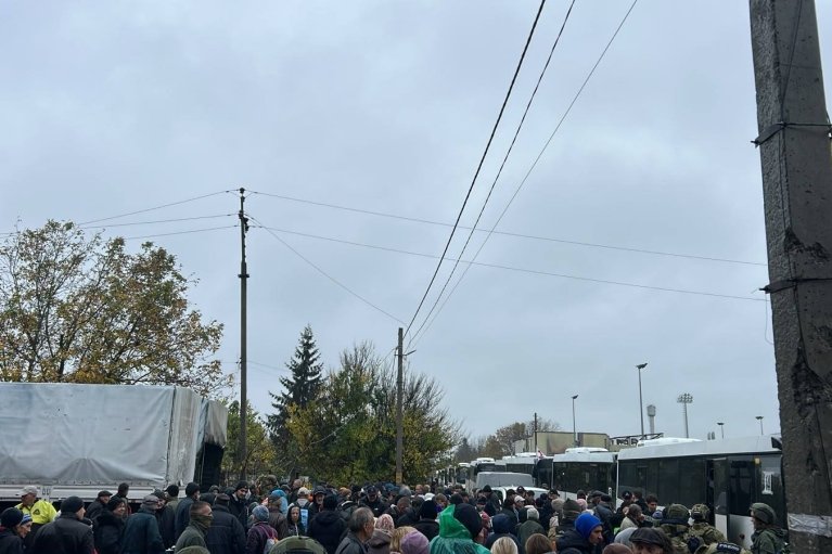 Эвакуация из Олешек: украинская делегация сопровождает жителей в Анапу