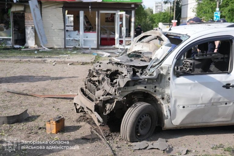 В Запорожье в результате атаки РФ есть погибшие и раненые
