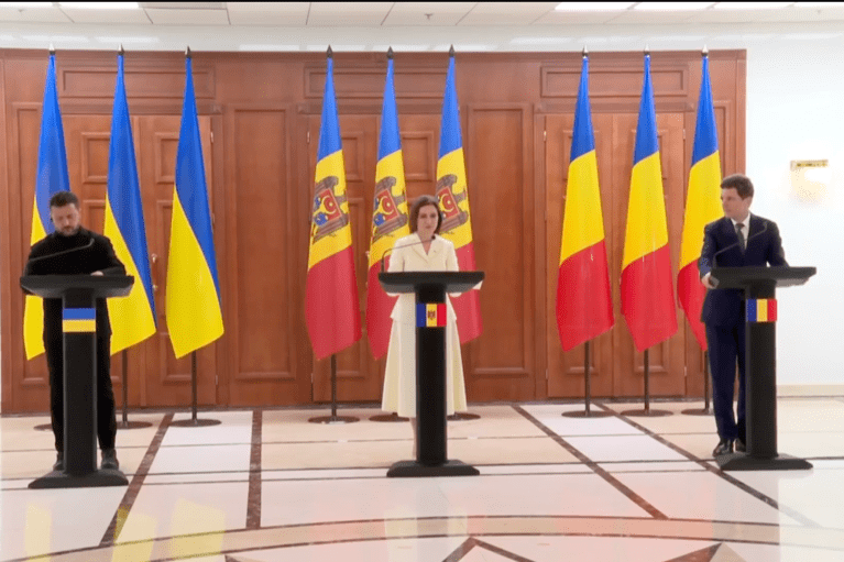 Зеленський поділився деталями переговорів з лідерами Молдови і Румунії (ВІДЕО)