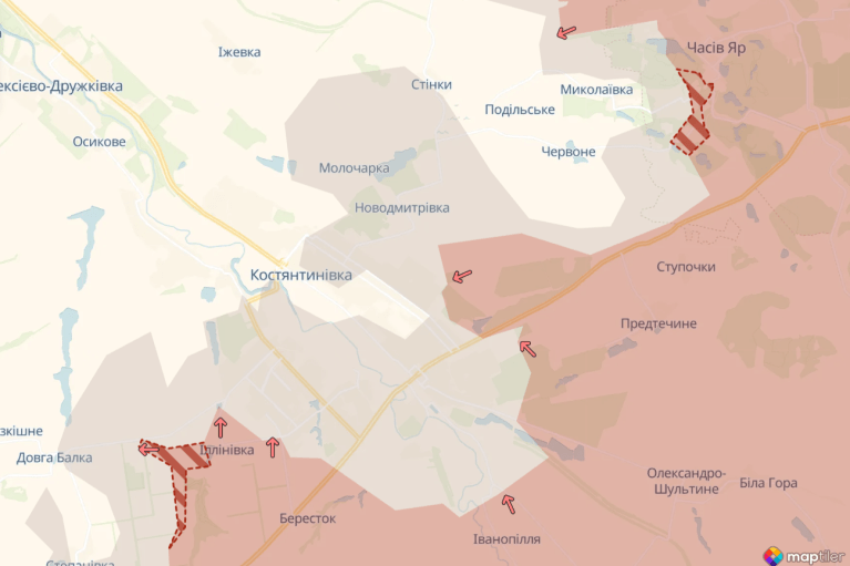 Росіяни просунулися поблизу двох міст на Донеччині