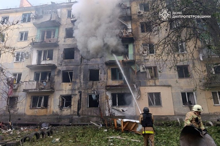 Павлоград снова под атакой россиян: есть раненые