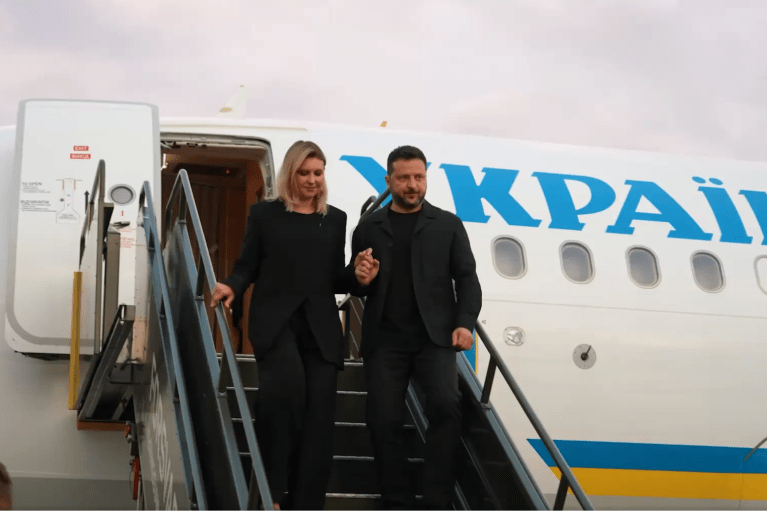 Зеленский с женой приехали в Норвегию на похороны короля