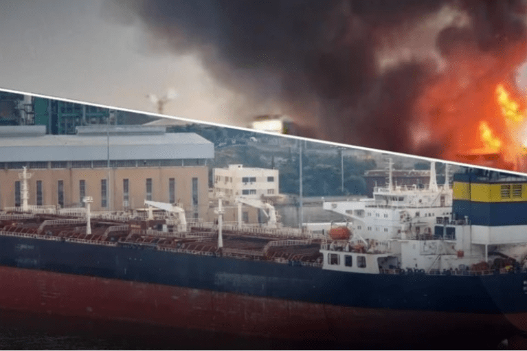 Україна вразила танкер тіньового флоту Росії у Чорному морі