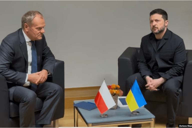 Зеленский встретился с Туском