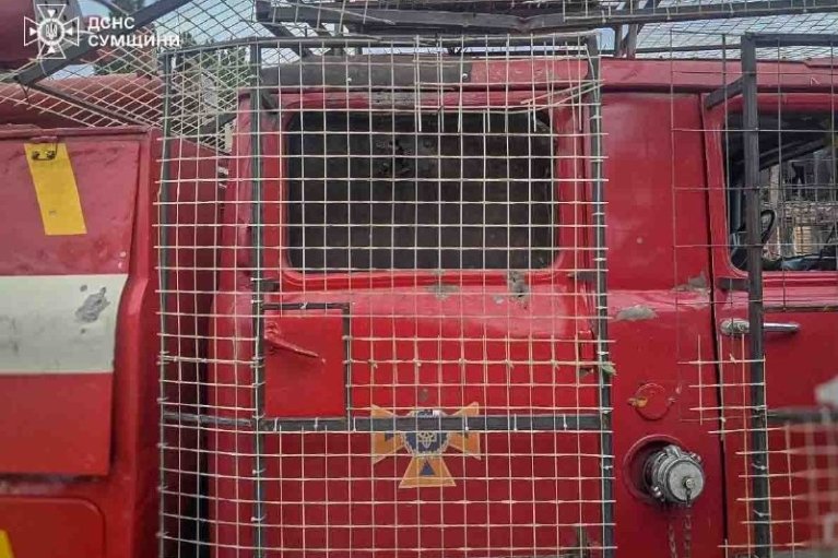 Россияне атаковали спасателей в Глухове Сумской области