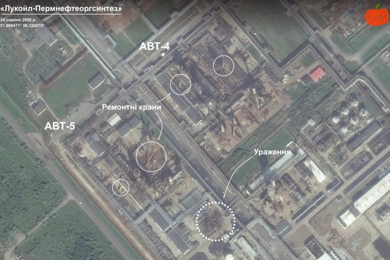 Після удару "добрих" дронів зупинив роботу Пермський НПЗ Росії