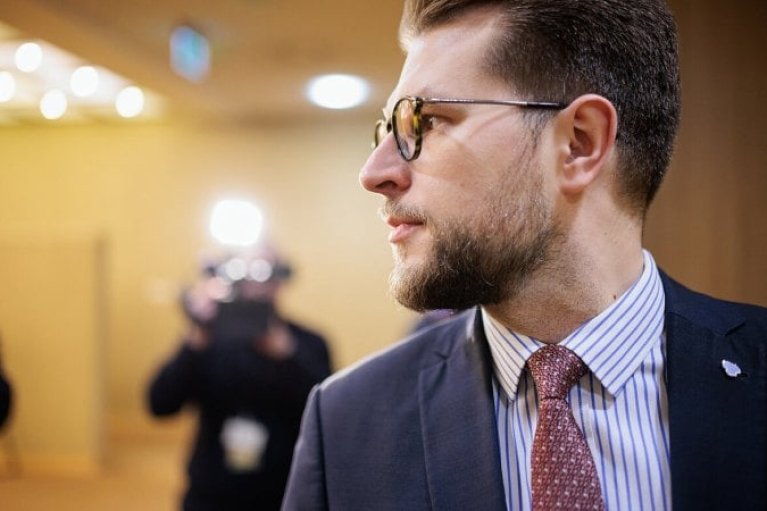 Через атаку РФ ніч в укритті провів міністр енергетики Литви, який перебуває у Києві з візитом