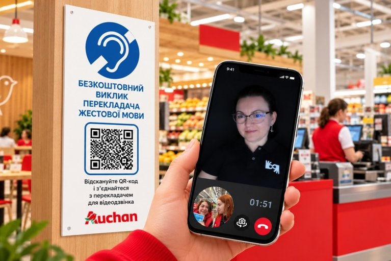 Кейс: как Auchan Украина поддерживает работников с нарушением слуха