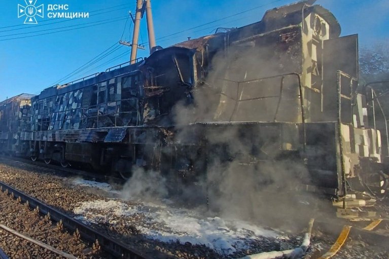 Россияне ударили по пассажирскому поезду Киев — Сумы