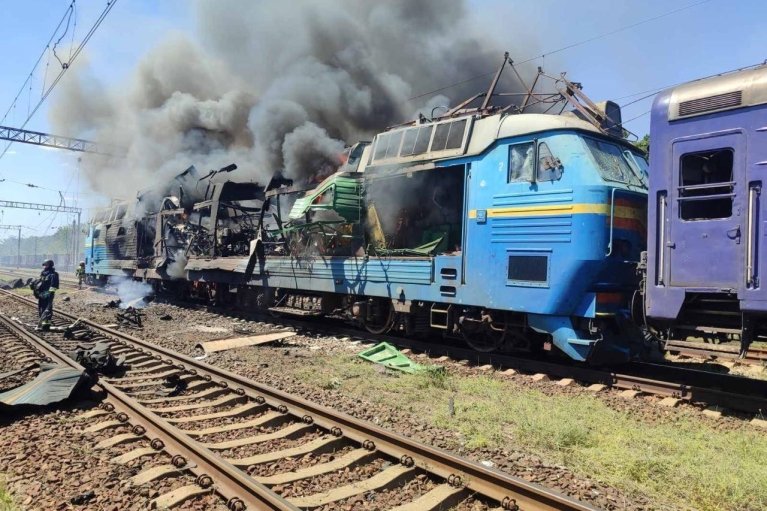 Россияне нанесли двойной удар по поезду Киев — Запорожье (ФОТО)