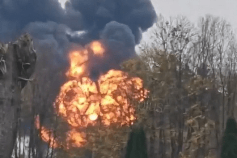 В Калінінградській області РФ розбився винищувач Су-30СМ (ВІДЕО)