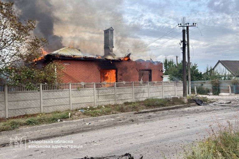 Запоріжжя впродовж доби атакували майже 750 дронів, завдано 20 авіаударів та понад 200 артобстрілів