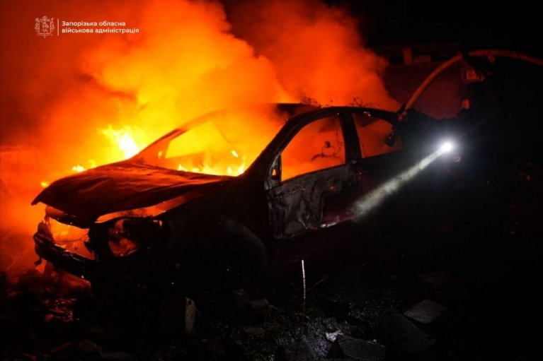 В Запорожье — 5 погибших и 20 раненых из-за ночной атаки, возникли пожары (ФОТО, ВИДЕО)
