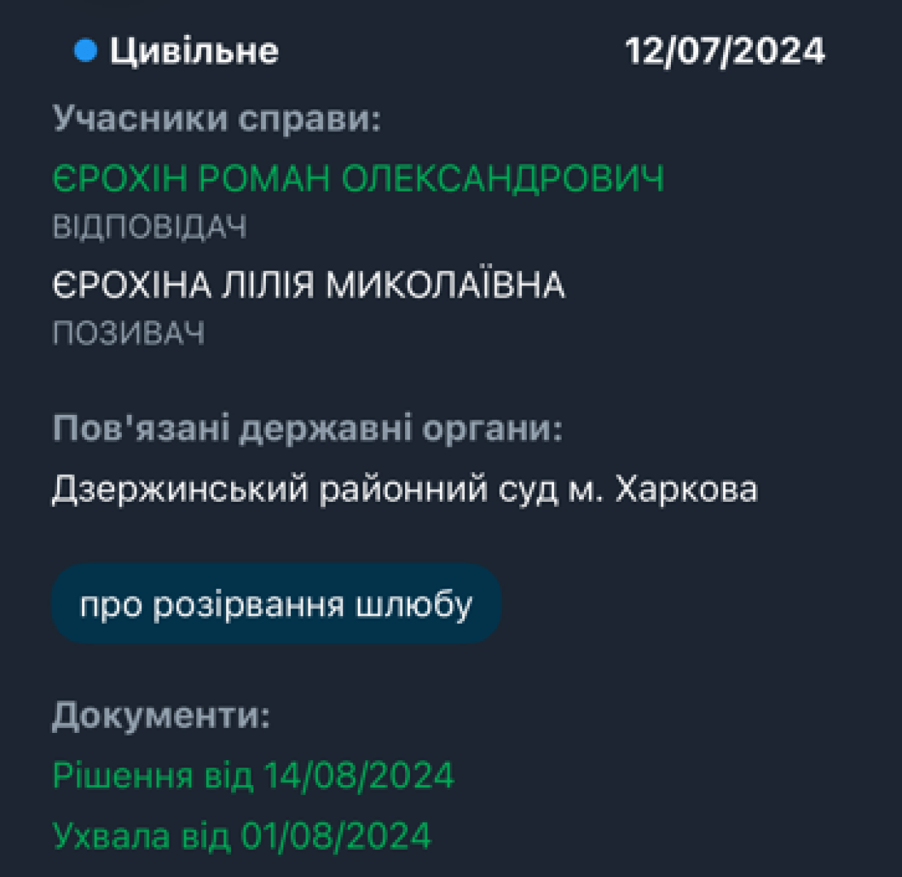 Лилия Ерохина, Роман Ерохин