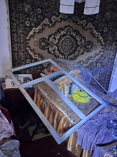 Пошкоджений обстрілом будинок на Рівненщині