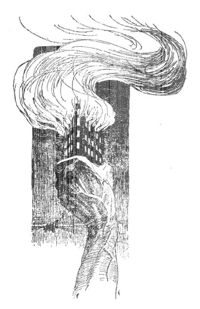 Иллюстрация к выпуску журнала "Малая Русь" (К., 1918 г. Ч. ІІ), посвященного большевистско-украинской войне. Автор рисунка неизвестен